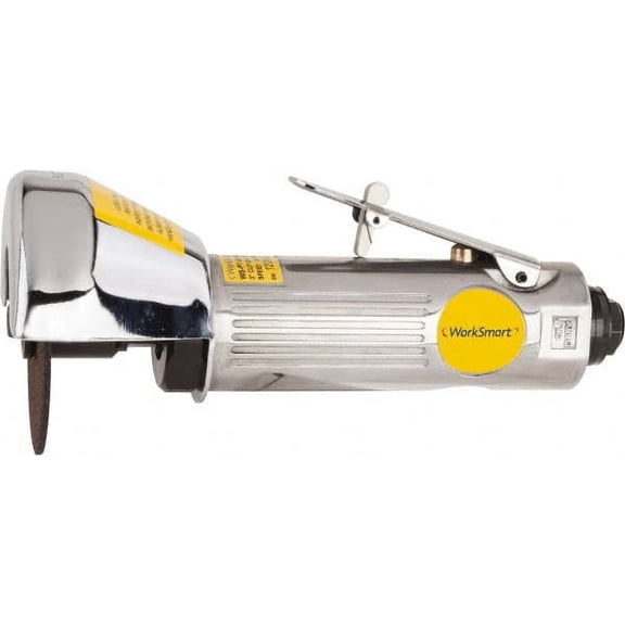Value Collection 3" Wheel Diam, 22,000 RPM, Pneumatic Cutoff & Cutoff-Grinder Tool Right Angle Handle, 1/4" Inlet