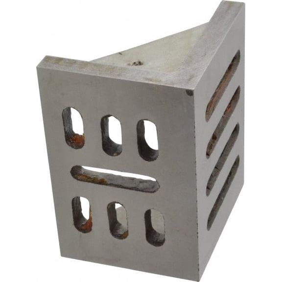 Value Collection 4-1/2" Wide x 3" Deep x 3-1/2" High Cast Iron Partially Machined Angle Plate