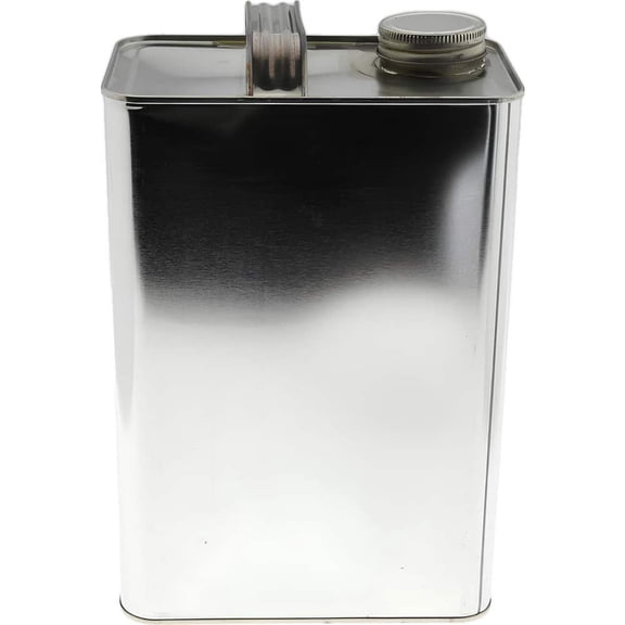 Value Collection 4 Pack 1-Gallon Rectangular Tin Cans with Lid