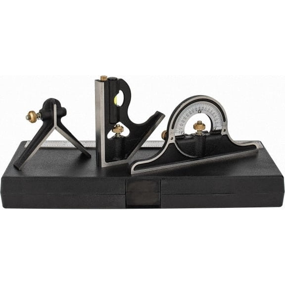 Value Collection 4 Piece, 12" Combination Square Set