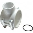 thumbnail image 1 of Value Collection 4 x 2" PVC Plastic Pipe Clamp On Saddle with EPDM O-Ring Schedule 40, Pipe O.D. x Soc End Connections, 1 of 1