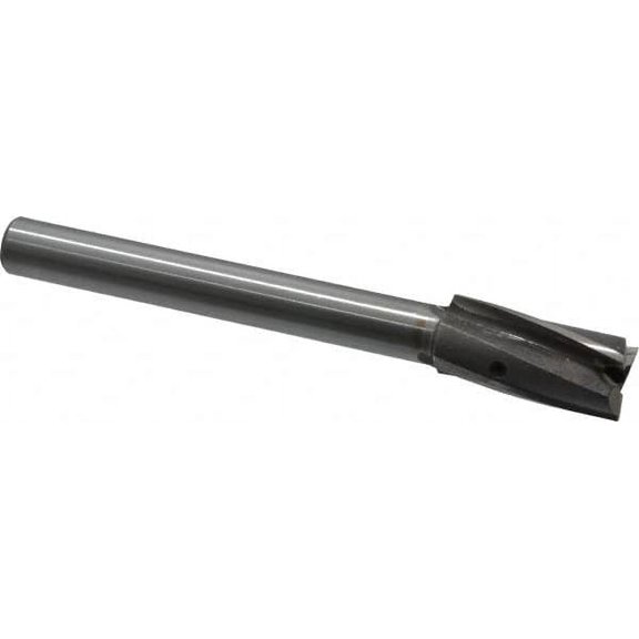 Value Collection 47/64" Diam, 1/2" Shank, Diam, 3 Flutes, Straight Shank, Interchangeable Pilot Counterbore