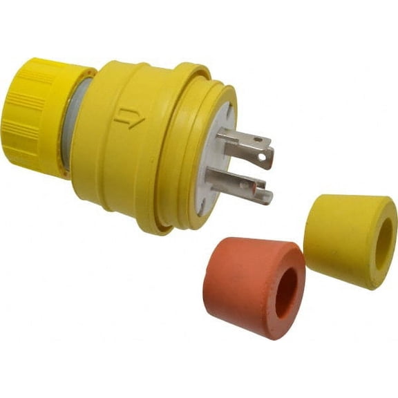 Value Collection 480 Volt, 30 Amp, L16-30 Configuration, Industrial Grade, Ungrounded Plug 3 Poles, IP67