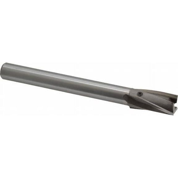 Value Collection 5/8" Diam, 1/2" Shank, Diam, 3 Flutes, Straight Shank, Interchangeable Pilot Counterbore
