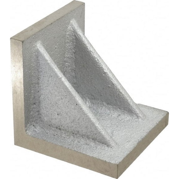 Value Collection 5" Wide x 5" Deep x 5" High Cast Iron Precision-Ground Angle Plate