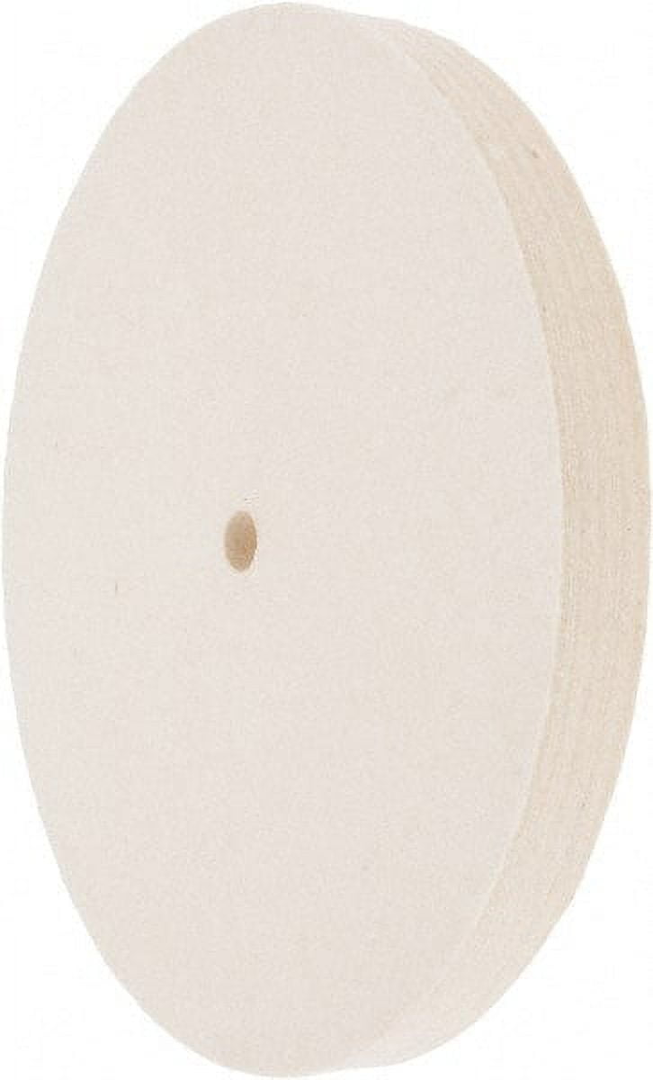Value Collection 8" Diam x 3/4" Thick Unmounted Buffing Wheel 1 Ply, Polishing Wheel, 1/2" Arbor