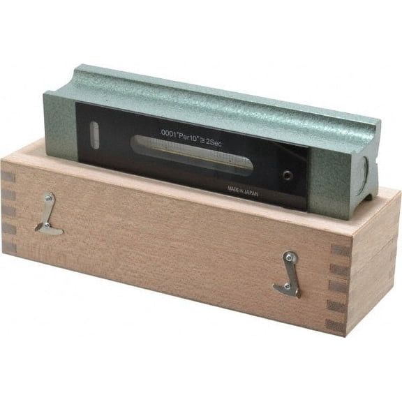 Value Collection 8" Long, 0.0001" Graduation Sensitivity per 10", 2 Vials, Inspection Block Level