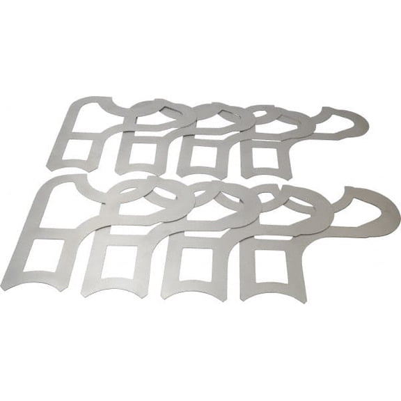 Value Collection 8 Pc, 1-9/16 to 2" Radius, Steel Radius Gage Set