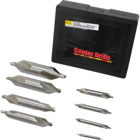 Value Collection 8 Pc #1 to #8 High Speed Steel Combo Drill & Countersink Set