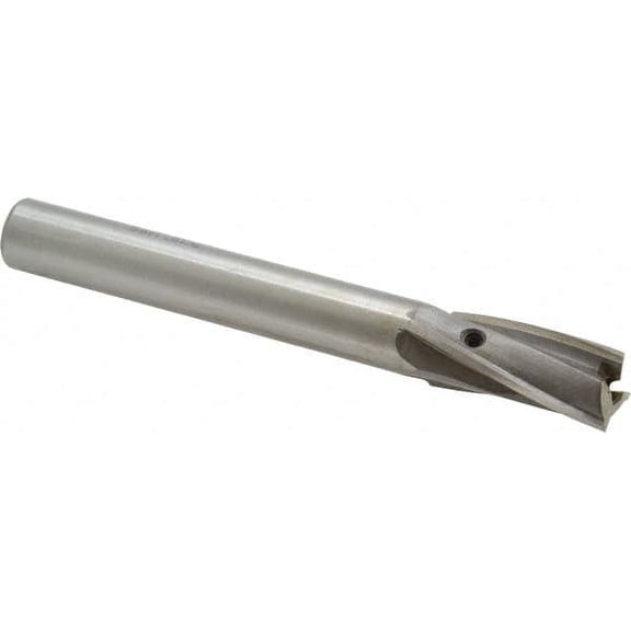 Value Collection 9/16" Diam, 1/2" Shank, Diam, 3 Flutes, Straight Shank, Interchangeable Pilot Counterbore