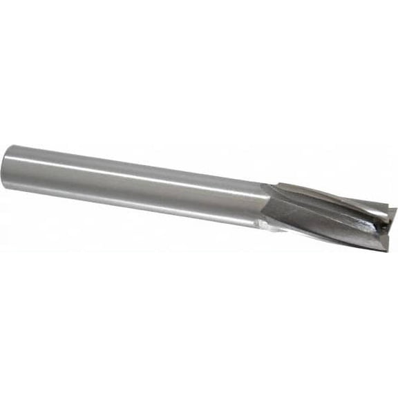 Value Collection 9/16" Diam, 1/2" Shank, Diam, 3 Flutes, Straight Shank, Interchangeable Pilot Counterbore