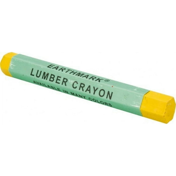 Value Collection - Clay Based Lumber Crayon - Yellow 12/Case (8 Cases)