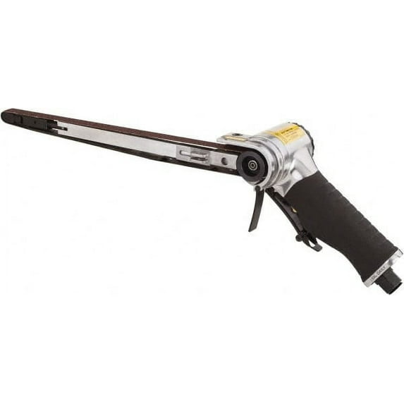 Value Collection Hand-Held Air Belt Sander, 1/2" W x 24" L Belt, 0.45 HP, 4 CFM, Rear Exhaust