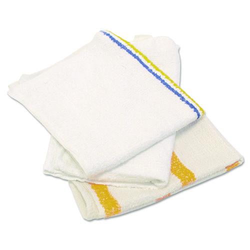 Value Counter Cloth/Bar Mop, 14 x 17, White, 25 Pounds/Bag | Bundle of 2