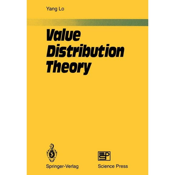 Value Distribution Theory, (Paperback)