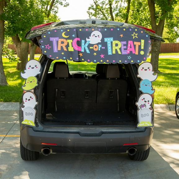 Value Ghost Trunk-or-Treat Decorating Kit - 5 Pieces