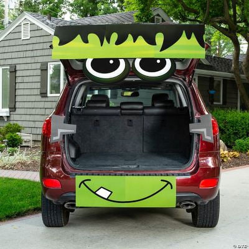 Value Green Monster Trunk-or-Treat Decorating Kit, Halloween, Party Decor, 9 Pieces - image 1 of 1