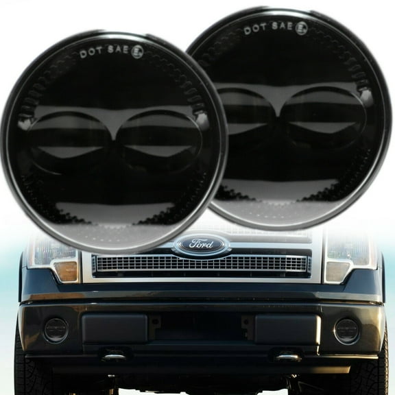Value Line LED Fog Light Kit For 2007 - 2014 Ford F-150 and Expedition Round Bumper Driving Lamp