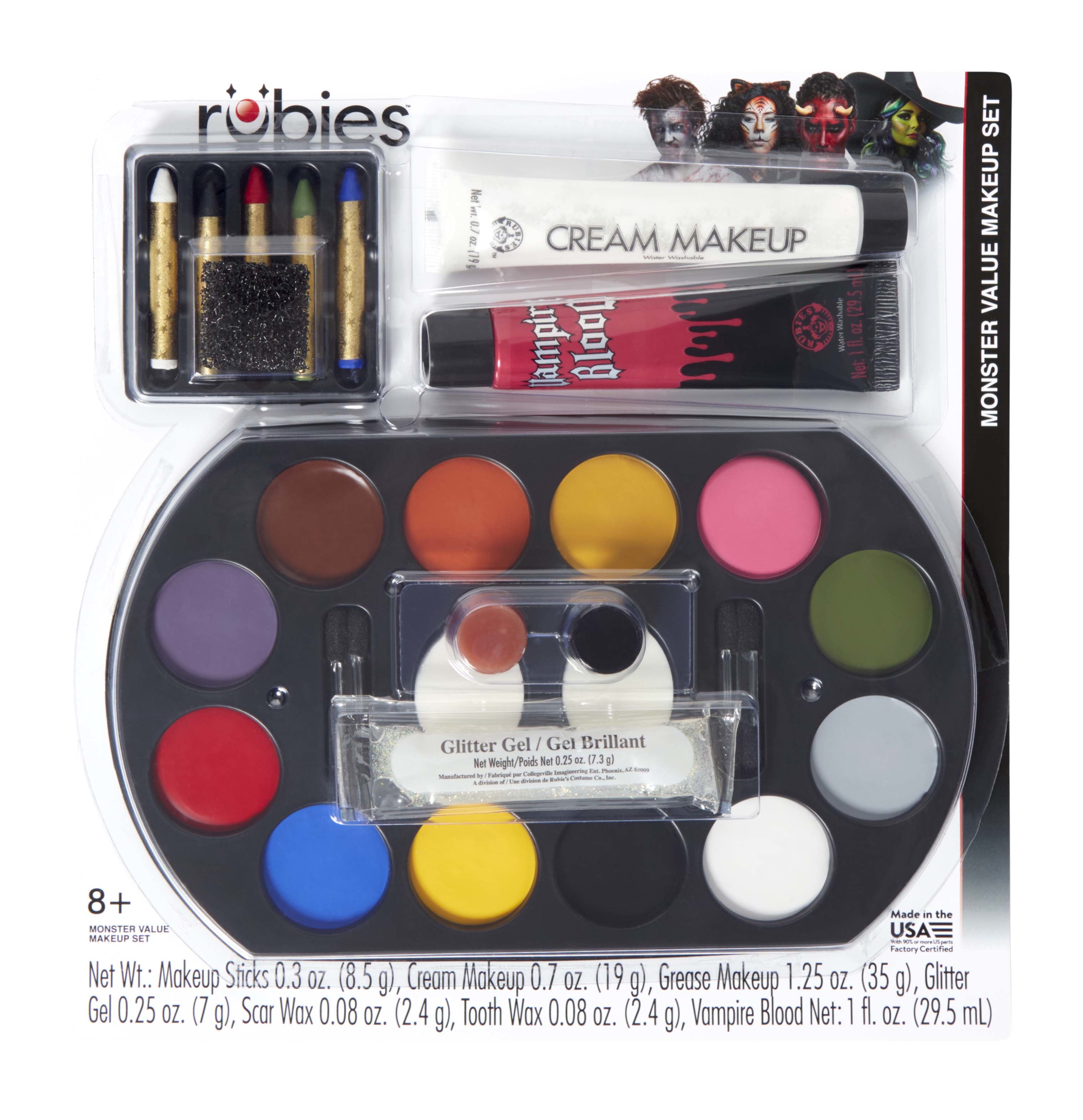 Value Make-up Set, Halloween Make-up, by Rubies II