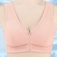 thumbnail image 1 of Value for Money, Leopard-Print Underwear, Women's Bra, No Steel, Soft Front Buckles, Comfortable Seamless, for Workout, Daily Wear, Breathable, Seamless Bralette, Push Up Bra | Pink 44, Sopatenor, 1 of 9