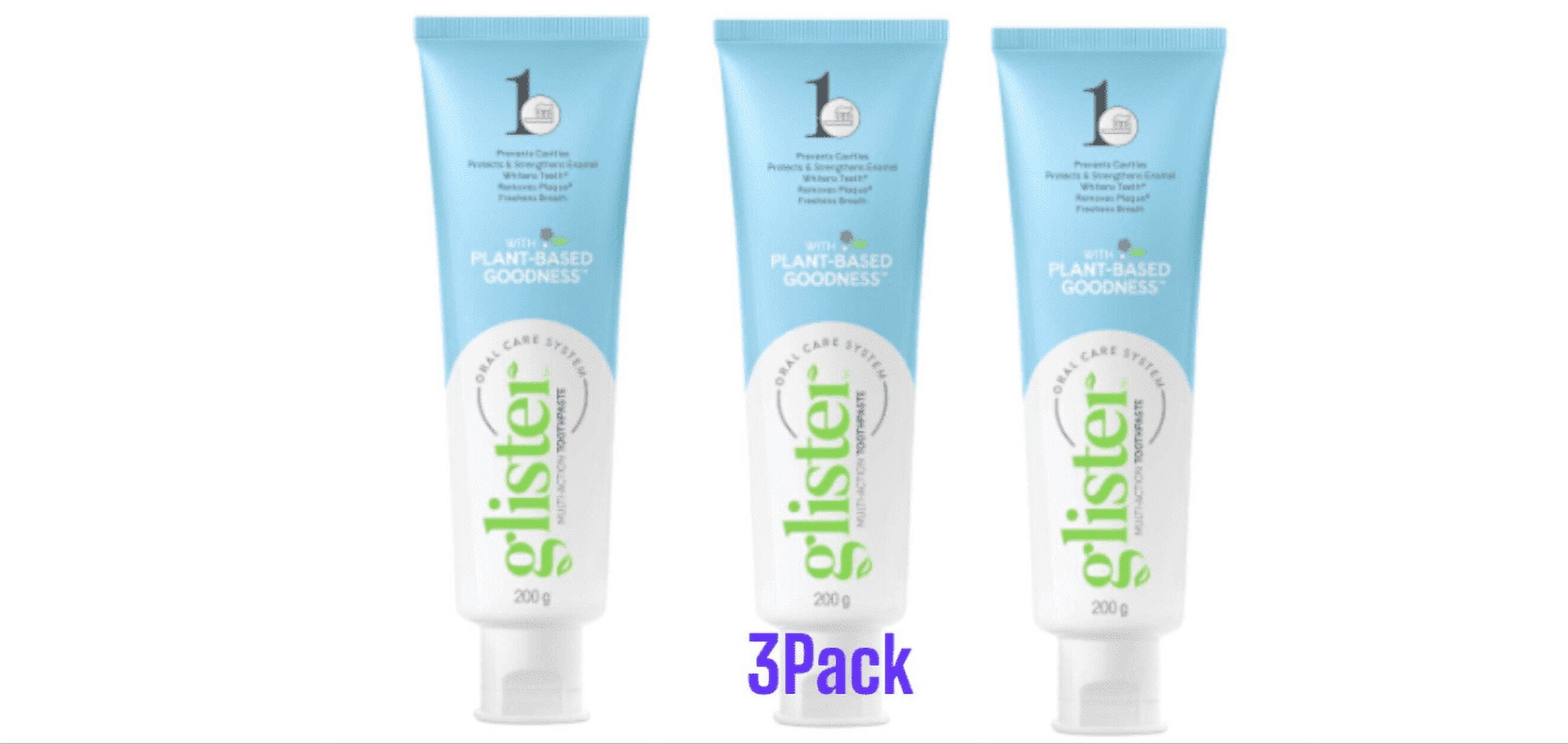 "Value Pack 3 Glister MultiAction Fluoride Toothpaste Tubes 200G Each