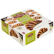 Reisman’s Dairy-Free Chocolate Croissant Pastry Value Pack, with Rich Chocolate Filling, 8-Pack