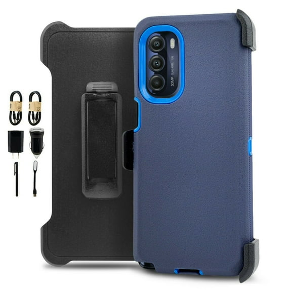 Value Pack ! For Motorola Moto G Stylus 5G 2022 (NOT FIT G STYLUS 5G 2021) Phone Case 360° Cover Clip Kickstand Holster Hybrid Shock Bumper