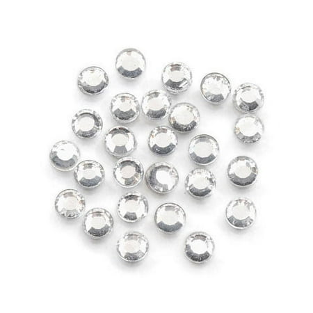 Value Pack Hot Fix Glass Stones - Crystal - 5mm - 400 pcs