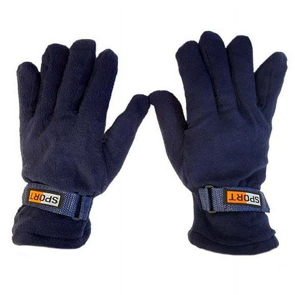 Value Pack Mens Subzeros Sport Fleece Lined Adjustable Warm Winter Gloves