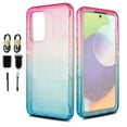 thumbnail image 1 of Value Pack ! for Samsung Galaxy A72 5G Glitter Bling Full Body Built In Screen Protector Phone Case PU Shock Bumper Scratch Guard Skin Wrap Slim Cover, 1 of 4