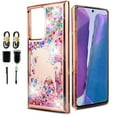 thumbnail image 1 of Value Pack ! for Samsung Galaxy Note 20 Ultra Liquid Glitter Bling Sparkling Cute Woman Girl Case Phone Case Silicone PU Shock Bumper Scratch Guard Skin Wrap Slim Cover, 1 of 4