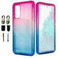 thumbnail image 1 of Value Pack ! for Samsung Galaxy S20 FE Glitter Bling Full Body Built In Screen Protector Phone Case PU Shock Bumper Scratch Guard Skin Wrap Slim Cover, 1 of 4