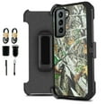 thumbnail image 1 of Value Pack ! for Samsung Galaxy S21 FE 5G (NOT FIT S21 5G) Heavy Duty with Built In Screen Phone Case 360° Cover Clip Kickstand Holster Hybrid Shock Bumper, 1 of 3