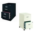 thumbnail image 1 of Value Pack (Set of 2) 2 Drawer File Cabinet in Black and White, 1 of 4