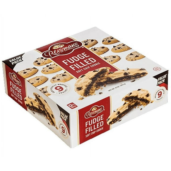Reismans Fudge-Filled Dairy-Free Chocolate Chip Cookies Value Pack, 9-Pack