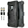 thumbnail image 1 of Value Pack ! for LG Stylo 6 case Phone Case 360° Cover Built In Screen Protector Clip Kickstand Holster Hybrid Shock Bumper (Black), 1 of 4