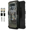 thumbnail image 1 of Value Pack ! for LG Stylo 6 with Tempered Glass Phone Case Rugged Cover Screen Protector Clip Kickstand Holster Hybrid Shock Bumper (Deer), 1 of 4