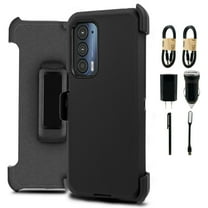Value Pack ! for Motorola Edge 2021 Moto Edge 5G UW Phone Case 360° Cover Clip Kickstand Holster Hybrid Shock Bumper