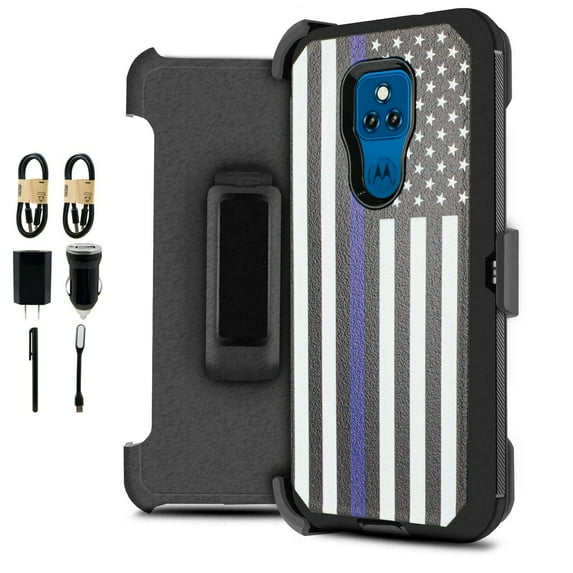 Value Pack ! for Motorola Moto G Play 2021 Phone Case 360° Cover Clip Kickstand Holster Hybrid Shock Bumper