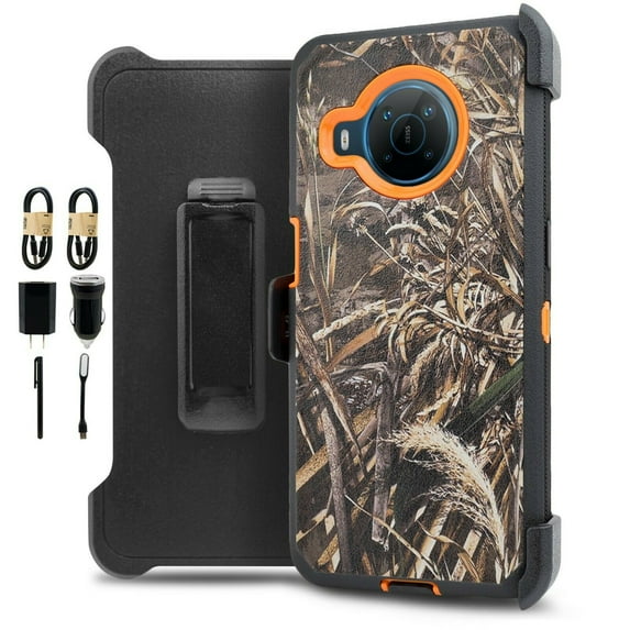 Value Pack ! for Nokia X100 X 100 Phone Case 360° Cover Built In Screen Protector Belt Clip Heavy Duty Kickstand Holster Hybrid Shock Bumper