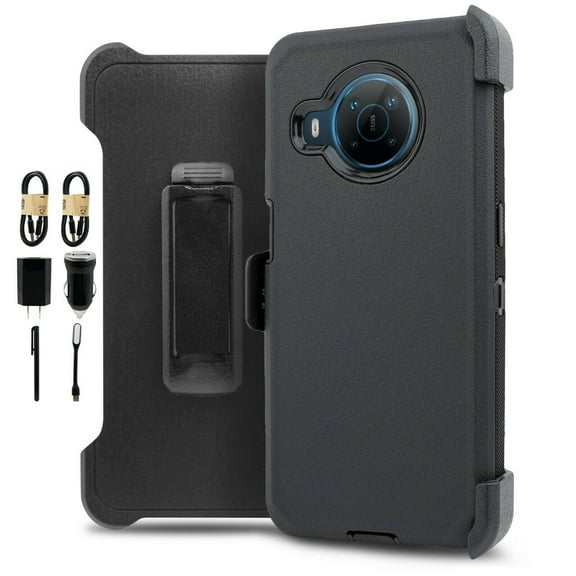 Value Pack ! for Nokia X100 X 100 Phone Case 360° Cover Built In Screen Protector Belt Clip Heavy Duty Kickstand Holster Hybrid Shock Bumper