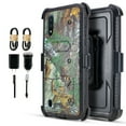 thumbnail image 1 of Value Pack ! for Samsung Galaxy A01 A015 Heavy Duty case Phone Case 360° Cover Screen Protector Clip Kickstand Holster Hybrid Shock Bumper (Camo), 1 of 4