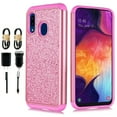 thumbnail image 1 of Value Pack + for Samsung Galaxy A10E Case Hybrid Phone Case Glitter Shock proof Edge Slim Bumper Scratch Cover, 1 of 4