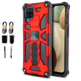 thumbnail image 1 of Value Pack + for Samsung Galaxy A12 5G with Tempered Case Hybrid Phone Case Magnet Mount Ready Grip Grids Kickstand Slim Shock Bumper Cover, 1 of 4