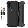 thumbnail image 1 of Value Pack ! for Samsung Galaxy A21S case Phone Case 360° Cover Clip Kickstand Holster Hybrid Shock Bumper, 1 of 4