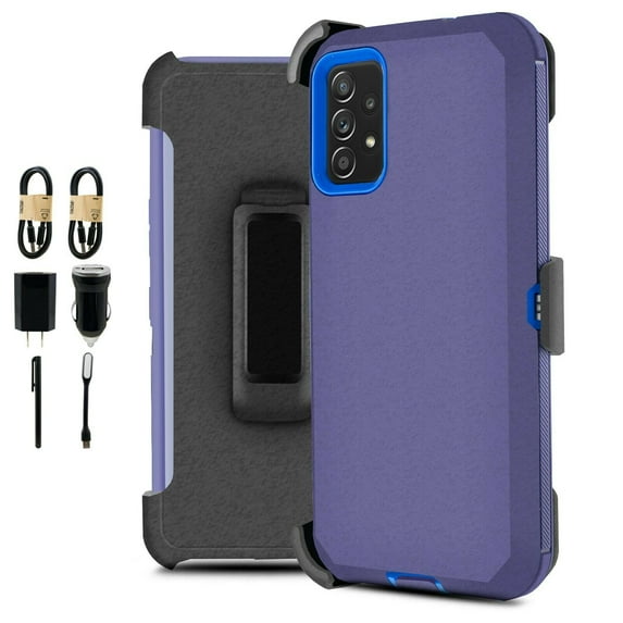 Value Pack ! for Samsung Galaxy A32 5G Phone Case 360° Cover Clip Kickstand Holster Hybrid Shock Bumper