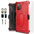 thumbnail image 1 of Value Pack ! for Samsung Galaxy A32 5G Phone Case Cover Clip Kickstand Holster Hybrid Shock Bumper with Tempered Glass, 1 of 4