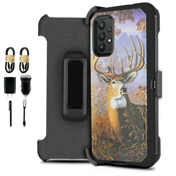 Value Pack ! for Samsung Galaxy A51 5G (NOT FIT A51 4G) Phone Case 360° Cover Clip Kickstand Holster Hybrid Shock Bumper