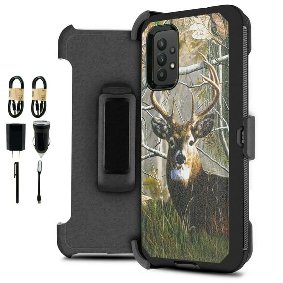 Value Pack ! for Samsung Galaxy A52 5G Phone Case 360° Cover Clip Kickstand Holster Hybrid Shock Bumper