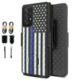 thumbnail image 1 of Value Pack ! for Samsung Galaxy A52 5G with Tempered Glass Slim Shell Phone Case 360° Cover Clip Kickstand Holster Hybrid Shock Bumper, 1 of 4